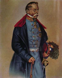 Feldmarschall Graf Radetzky 1766-1858. - Schilderij van Kriehuber, 1934