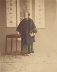 Vrouw uit Canton, 1870s