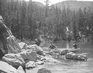 Fen Lake, nabij Georgetown, Colorado, VS, ca. 1900
