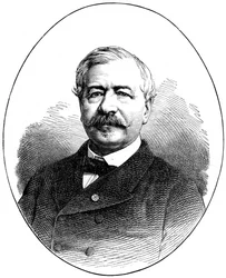 Ferdinand de Lesseps, 19e eeuwse Franse diplomaat en ondernemer, 1900