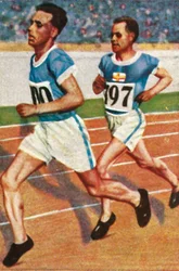 Finse hardlopers Ville Ritola en Paavo Nurmi, 1928