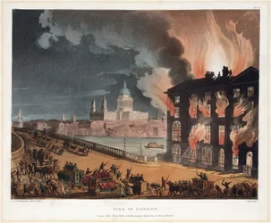 Brand in Londen