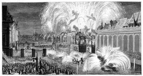 Vuurwerk, Straatsburg, 1744, 1885