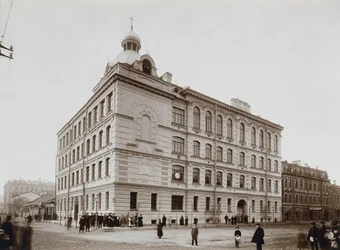 Volkschool op het Vasilyevsky-eiland in Petersburg, 1897