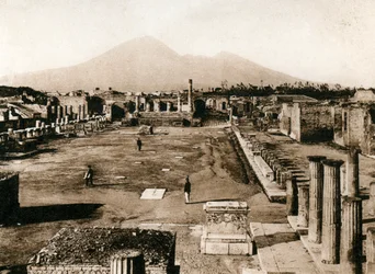 Foro civile, Pompeii, Italië, ca. 1900s