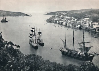 Fowey - Ingang van de haven