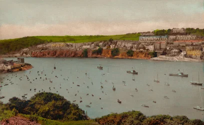 Fowey vanaf Polruan, ca. 1930