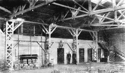 Frankrijk: Het interieur van de Church Army Club. Duitsland, Bickendorf - 1919