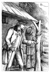 Franklins vliegerexperiment, ca. 1752, 1869