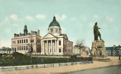 Vrije Bibliotheek Vrije S Kerk & Wallace Standbeeld - Aberdeen