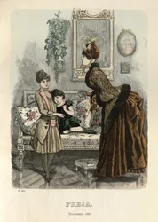 Freja geïllustreerd Scandinavisch modetijdschrift