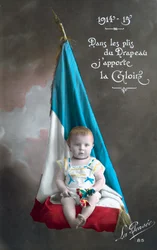 Franse WWI-ansichtkaart