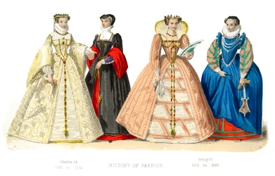 Frans kostuum: Charles IX, Henry III, 1882