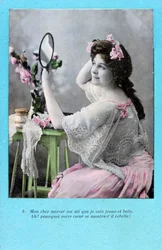 Franse ansichtkaart, ca. 1900