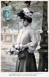 Franse ansichtkaart, ca. 1900