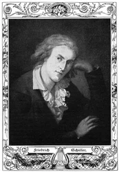Friedrich Schiller, Duitse dichter, filosoof, historicus en dramaturg