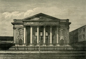 Voorkant van de Metropolitan Tabernacle, ca. 1878