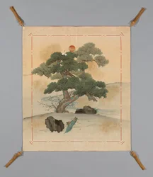 Fukusa geschenkhoes, Japan, vroege Meiji periode 1868-1912, 186883