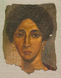 Funerair portret van een vrouw, ca. 138-192