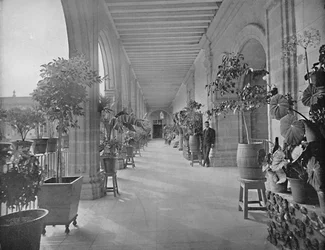 Galerij van de School van LA Paz Vizeainas, Mexico-Stad, ca. 1897