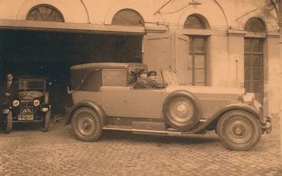 Garage bij de Cubaanse ambassade in Brussel, België, 1927