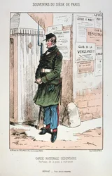 Garde Nationale Sedentaire, Beleg van Parijs, 1870-1871