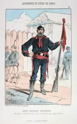 Garde Nationale Sedentaire, Beleg van Parijs, 1870-1871