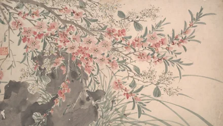 Tuinbloemen, gedateerd 1540