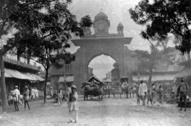 Poort naar Muttra, India, 1917