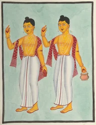 Gaur en Nitai, 1800s