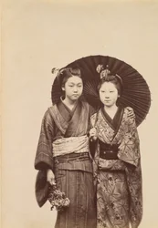 [Geisha-meisjes], ca. 1880
