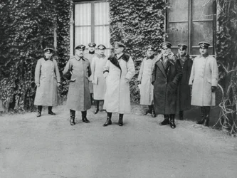 Generaal Alexander von Kluck en andere officieren, Eerste Wereldoorlog