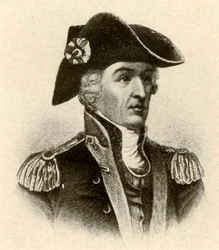Generaal Francis Marion, in jas met hoge kraag en vest, ca. 1770, 1937