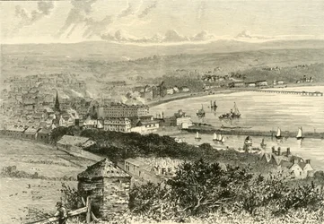 Algemeen Uitzicht op Douglas, 1898