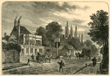 Algemeen uitzicht op Old Kentish Town, 1820, ca. 1876