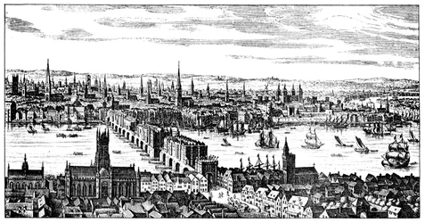 Algemeen overzicht van Londen, 1666, 1909