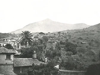 Algemeen uitzicht op de Piek, Tenerife, Canarische Eilanden, Spanje