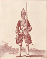 Heer, de 7e Royal Fusiliers 1742, 1742 1909