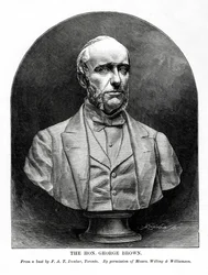 George Brown, Schots-Canadees journalist en politicus, 19e eeuw