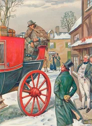 George Loveless 1797-1874 in kettingen van Dorchester naar een gevangenis