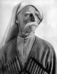 Georgische man die een tcherkeska draagt, 1936