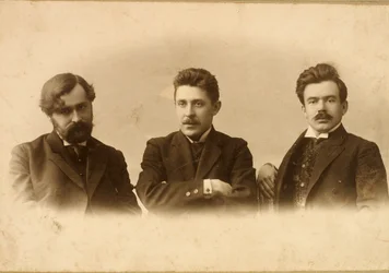 Georgy Chulkov, Vasili Milioti en Genrich Tasteven, Russische schrijvers, 1900s