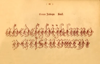 Duitse Arabesk. Klein, 1862