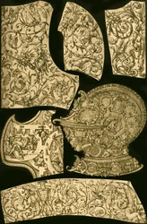 Duitse renaissance metaalwerk