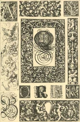 Duitse Renaissance typografische ornamenten, 1898