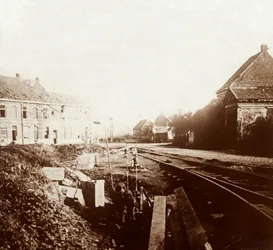 Duitse kanonnen, Roeselare, Vlaanderen, België, ca. 1914-ca. 1918