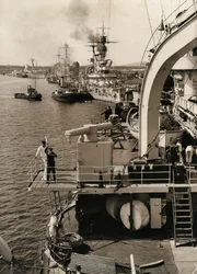 Bezoek van de Duitse vloot in Swinoujscie, 1933