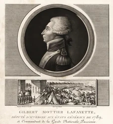 Gilbert Mottier Lafayette, afgevaardigde van Augergne naar de Etats Generaux