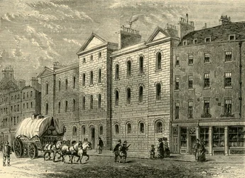 Giltspur Street Compter, 1840, c1872