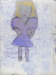 Meisje met blond haar, ca. 1939-1940